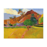 'Mountains in Tahiti' - Paul Gauguin Postcard