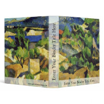 Mountains In The French Provence By Paul Cézanne Vinyl Binder