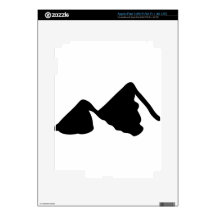mountains iPad 3 decal