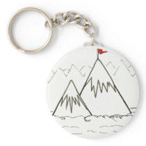 Mountains keychain keychains