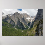 Mountains of natural park Adamello di Brenta Poster