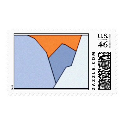 Mountains Postage Stamp by markkat
