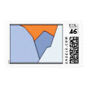Mountains postage by markkat Mountains postage