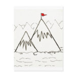 Mountains postcard