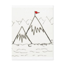 Mountains postcard