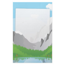 Mountains Stationery Design