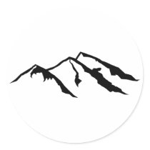 Mountains Sticker