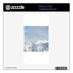 Mountains with New Snow Skin Decal For The iPhone 4