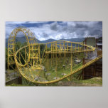 "Mountaintop Coaster" Poster