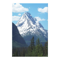 Mountana Mountain Snow Canvas