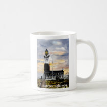 mountauk point lighthouse new york coffee mug