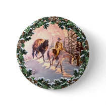 MOUNTIAN MAN & WREATH by SHARON SHARPE buttons by sharonsharpe MOUNTIAN MAN & WREATH by SHARON SHARPE buttons