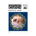 MOUNTIAN MAN & WREATH by SHARON SHARPE postage