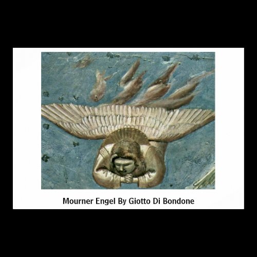 Mourner Engel By Giotto Di Bondone Poster