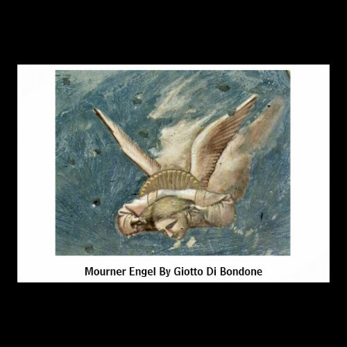 Mourner Engel By Giotto Di Bondone Poster