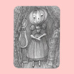 Mournful Clara Pumpkin Lady Magnet magnets