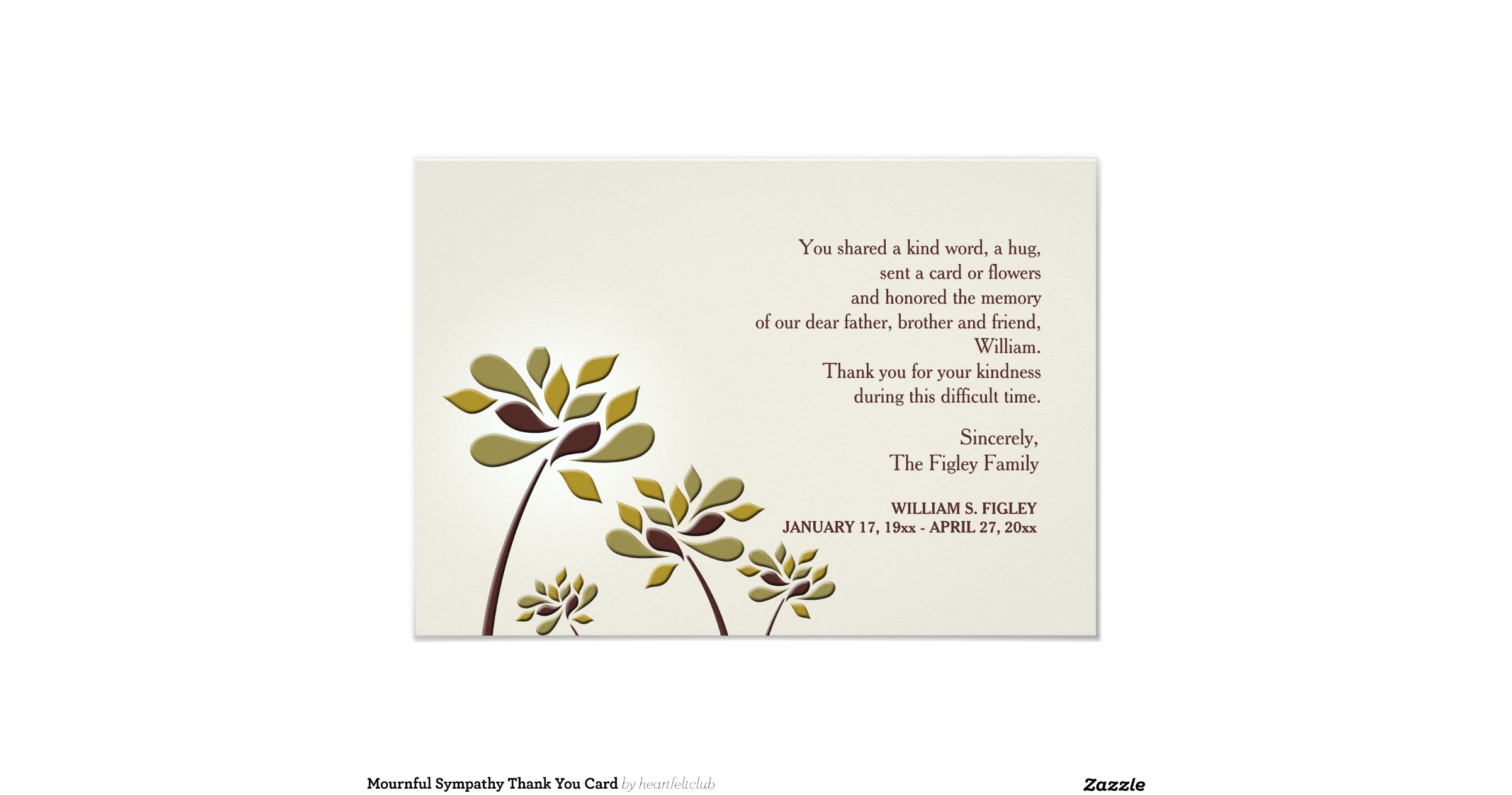 mournful-sympathy-thank-you-card-zazzle