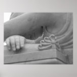"Mourning Angel" Black & White Print posters