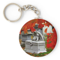 Mourning Angel Keychain