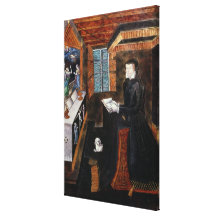 Mourning cabinet canvas print