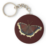Mourning Cloak butterfly ~ keychain