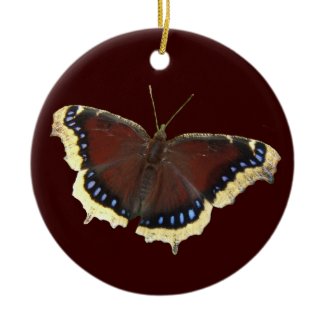 Mourning Cloak butterfly ~ ornaments ornament
