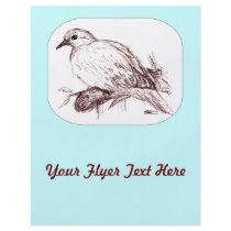 Mourning Dove Baby Flyer Design