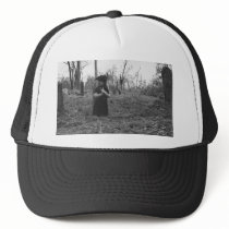 Mourning for You Mesh Hats