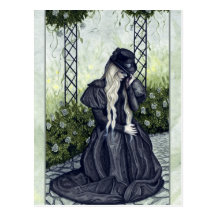 Mourning Garden postcard