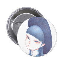 Mourning Girl Botones