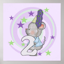 Mouse 2nd Birthday T shirts and Gifts Print