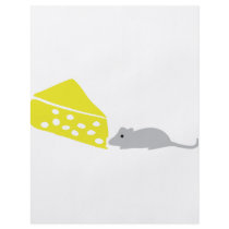 mouse and cheese icon flyers