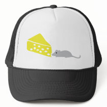mouse and cheese icon hats