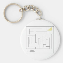Mouse and Cheese Maze Keychains
