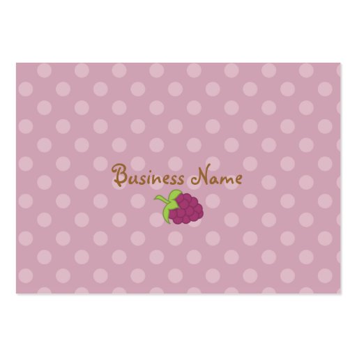 Mouse and Cupcake Business Card (back side)