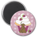 Mouse and Cupcake magnet
