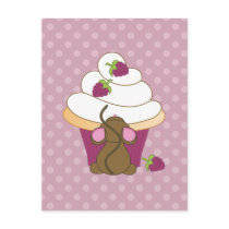 Mouse and Cupcake Post Cards