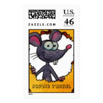 Mouse and the Swiss Cheese by Sophie Turrel postage