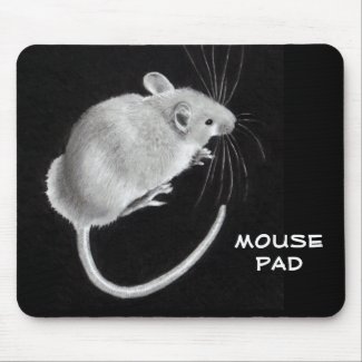 MOUSE ART: PENCIL: MOUSE PAD mousepad