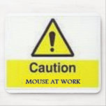 Mouse at work mouse pad