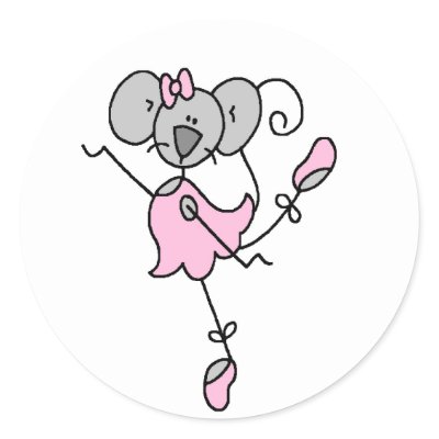 Mouse Ballet Sticker by stick_figures