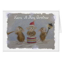 Mouse Band Card Have a MICE Christmas