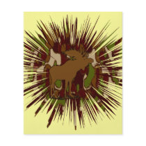 Mouse Camouflage Invitations, stickers, stamps, ca flyers