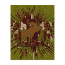 Mouse Camouflage Invitations, stickers, stamps, ca flyers
