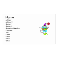 Mouse Clown Business Cards