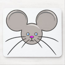 Mouse Face transparent mousepads