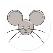 Mouse Face transparent stickers by fstasu58 Mouse Face transparent stickers