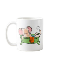 Mouse in a Bathtub mugs