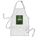 Mouse in Grass, I Smell Something Good! Apron by KMCoriginals Mouse in Grass, I Smell Something Good! Apron