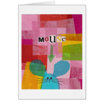 Mouse! in Pink cards